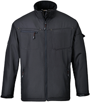 Portwest jacket, black mens jacket, zinc mens jacket